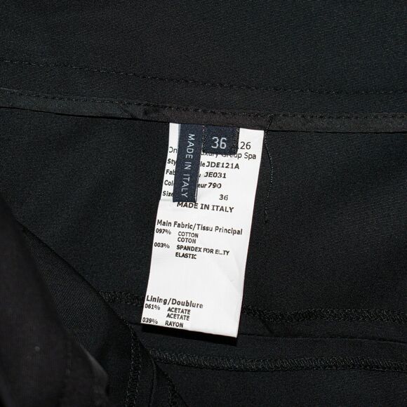 Jil Sander Navy collection Women's Pencil Skirt Black Size 36 Made in Italy - Picture 5 of 7